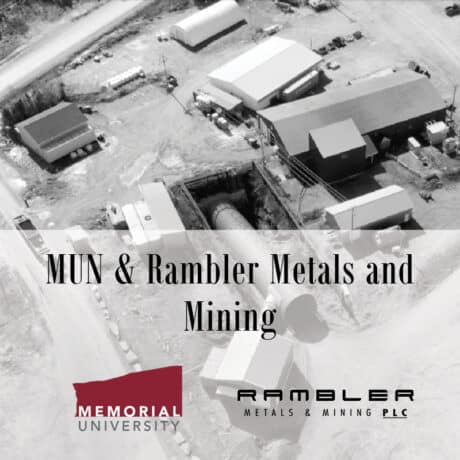 Memorial University and Rambler Metals and Mining logo
