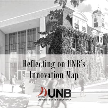Reflecting on UNB’s Innovation Map logo